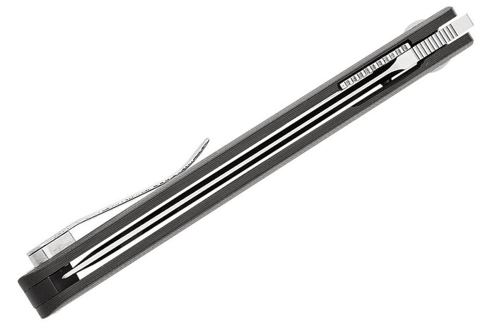 Couteau pliant CRKT Ancestor 5930.CR manche en G10 noir et marron 11,7cm