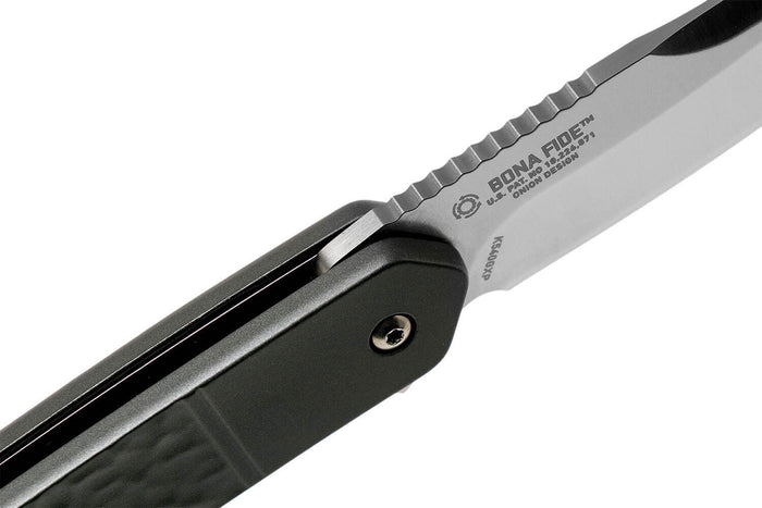 Couteau pliant CRKT BONA FIDE GRIS K540GXP manche aluminium 11,8cm