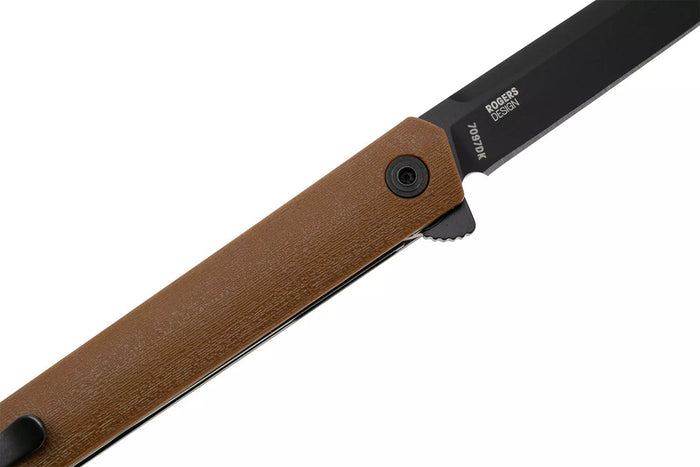 Couteau pliant CRKT Ceo Flipper 7097DK.CR manche 11cm en nylon renforcé en fibres de verre