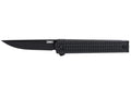 Couteau pliant CRKT CEO Microflipper 7081D2K.CR manche en aluminium noir 8cm + clip de poche