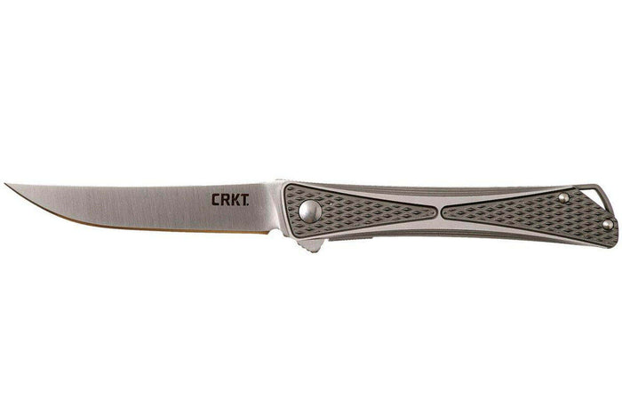 Couteau pliant CRKT CROSSBONES 7530 manche alu 11,4cm