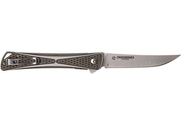 Couteau pliant CRKT CROSSBONES 7530 manche alu 11,4cm