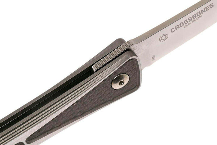 Couteau pliant CRKT CROSSBONES 7530 manche alu 11,4cm