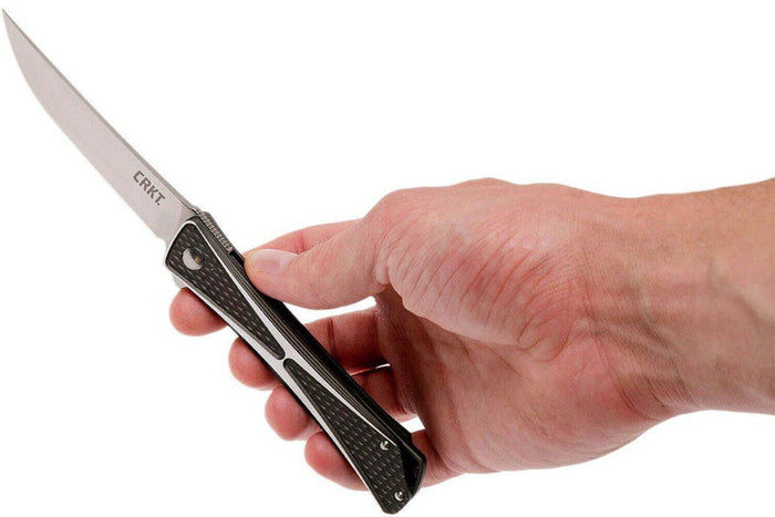 Couteau pliant CRKT CROSSBONES 7530 manche alu 11,4cm