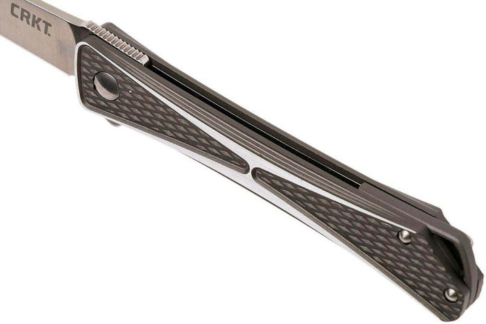Couteau pliant CRKT CROSSBONES 7530 manche alu 11,4cm
