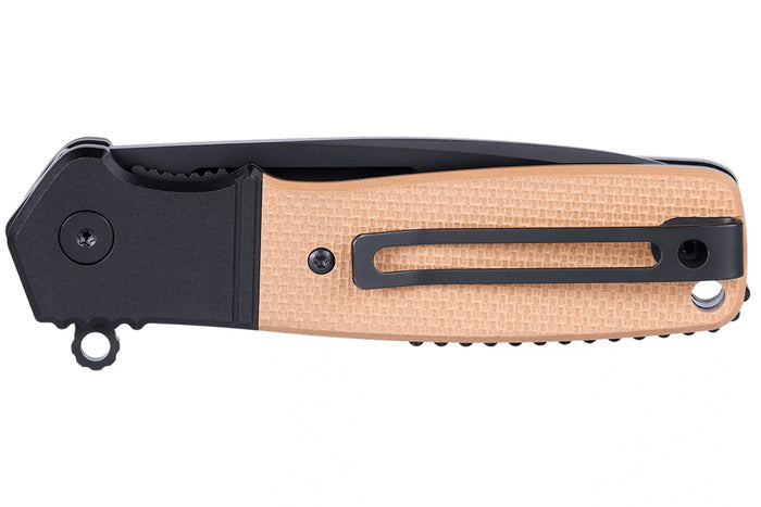 Couteau pliant CRKT Homefront K245BKP lame noire manche en G10 brun 9,8cm