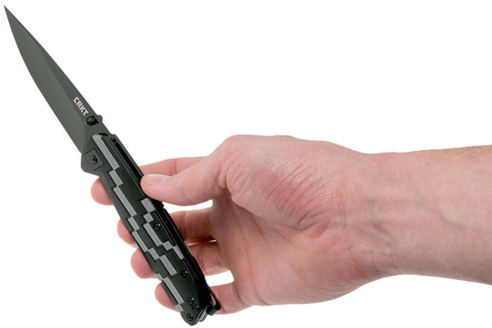 Couteau pliant CRKT HYPERSPEED 7020 manche nylon / fibres de verre 11,7cm