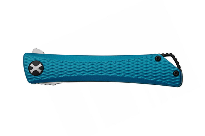 Couteau pliant CRKT Kalbi 7540 manche en aluminium bleu 10,2cm