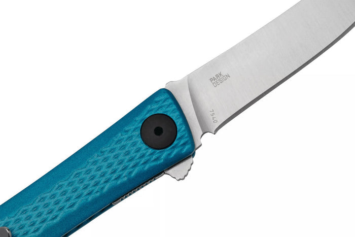 Couteau pliant CRKT Kalbi 7540 manche en aluminium bleu 10,2cm