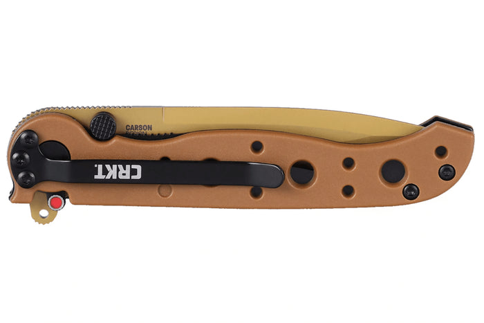 Couteau pliant CRKT M16-01DZ 1601DZ manche en nylon / fibres de verre désert 10cm
