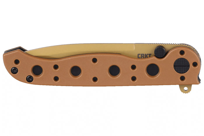 Couteau pliant CRKT M16-01DZ 1601DZ manche en nylon / fibres de verre désert 10cm