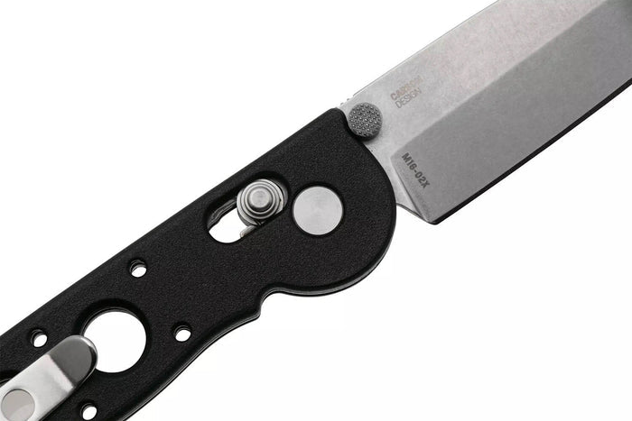 Couteau pliant CRKT M16-02X Tanto 1602X.CR manche 10,8cm en Grivory noir