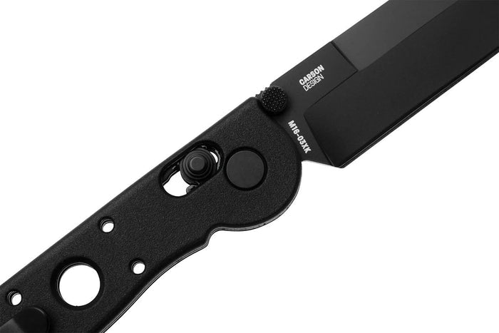Couteau pliant CRKT M16-03XK Spear Point 1603XK.CR manche 11,8cm en Grivory noir