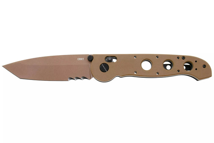 Couteau pliant CRKT M16-14XD Tanto 1614XD.CR manche 13,5cm en FRN désert