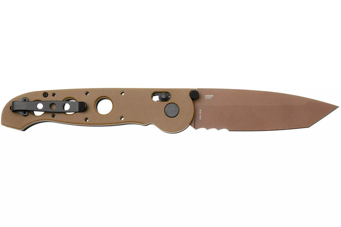 Couteau pliant CRKT M16-14XD Tanto 1614XD.CR manche 13,5cm en FRN désert