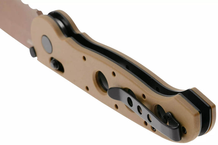 Couteau pliant CRKT M16-14XD Tanto 1614XD.CR manche 13,5cm en FRN désert