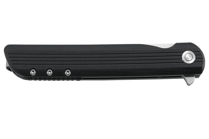 Couteau pliant CRKT Plus Large 3810 manche noir nylon et fibre de verre 11,5cm