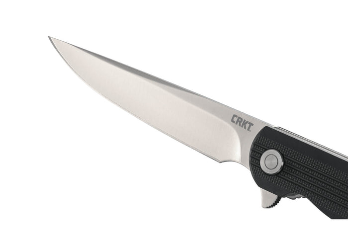 Couteau pliant CRKT Plus Large 3810 manche noir nylon et fibre de verre 11,5cm