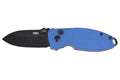 Couteau pliant CRKT SQUID 2474BD manche en micarta bleu 8,8cm