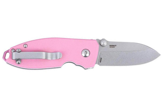 Couteau pliant CRKT SQUID 2474P.CR manche en G10 rose 8,8cm