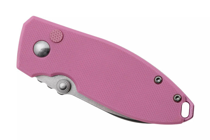 Couteau pliant CRKT SQUID 2474P.CR manche en G10 rose 8,8cm