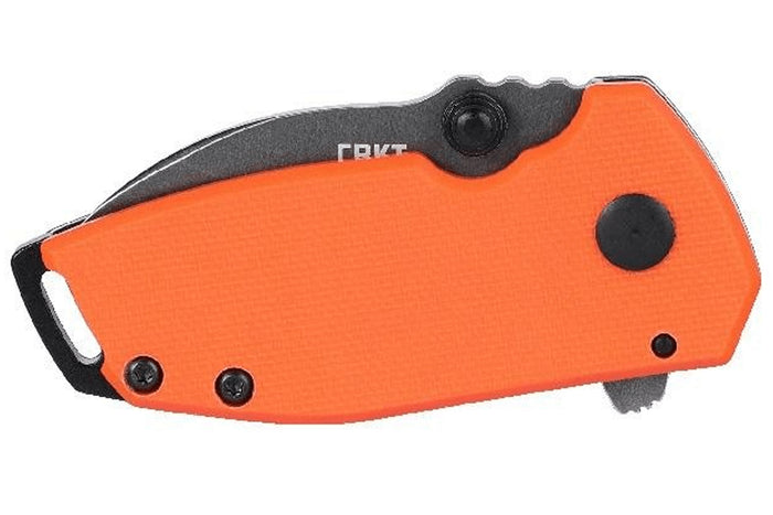Couteau pliant CRKT Squid Compact 2486.CR manche G10 Orange 7,4cm