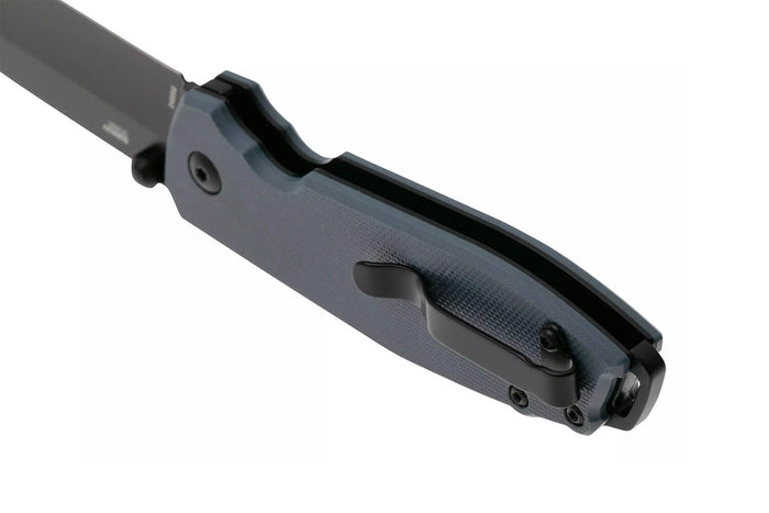 Couteau pliant CRKT SQUID XM 2495G.CR manche en G10 gris 10,4cm