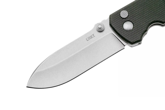 Couteau pliant CRKT SQUID XM 2495GR.CR manche en micarta vert 10,4cm