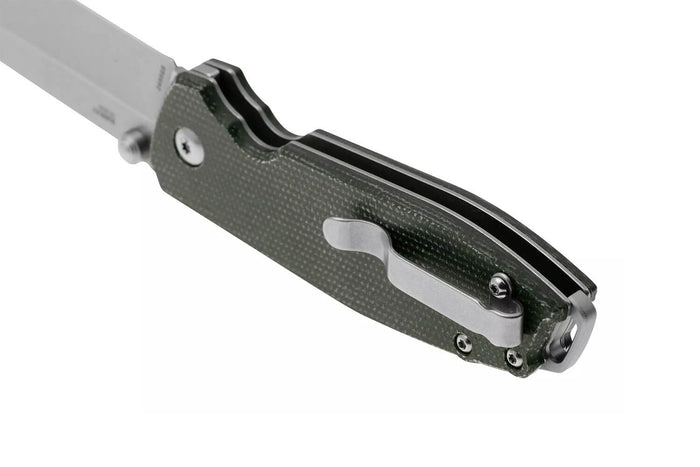 Couteau pliant CRKT SQUID XM 2495GR.CR manche en micarta vert 10,4cm