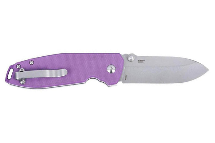 Couteau pliant CRKT SQUID XM 2495P.CR manche en G10 violet 10,4cm