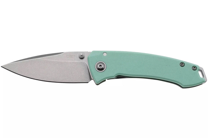 Couteau pliant CRKT Tuna Compact 2522B.CR manche 9,6cm en G10 vert d'eau