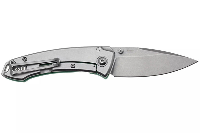 Couteau pliant CRKT Tuna Compact 2522B.CR manche 9,6cm en G10 vert d'eau