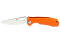 Couteau pliant EDC Honey Badger Leaf Large 01HO045 manche nylon / fibres de verre orange 11,7cm