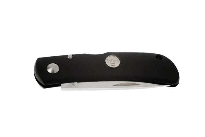 Couteau pliant Fallkniven TK4 Tre Kronor manche grilon noir 9,5cm + étui Cordura