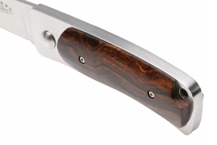 Couteau pliant Fallkniven U1 Elmax manche Desert Ironwood 8,6cm + étui Cordura