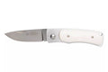 Couteau pliant Fallkniven U1EY Elmax manche Elforyn imitation ivoire 8,6cm + étui Cordura