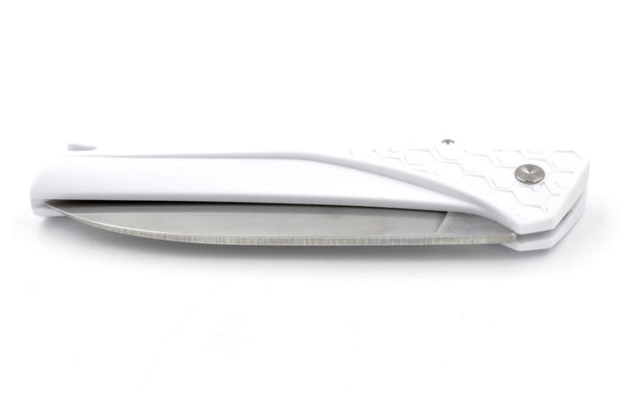 Couteau pliant Florinox Kiana manche polyamide / fibre de verre blanc 11,3cm