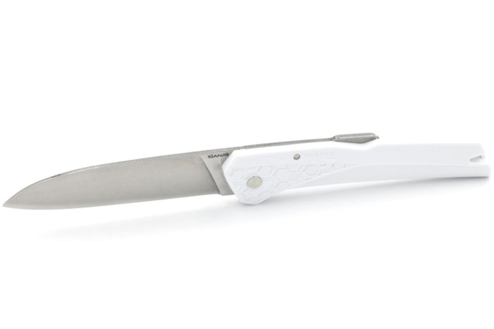Couteau pliant Florinox Kiana manche polyamide / fibre de verre blanc 11,3cm