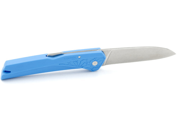 Couteau pliant Florinox Kiana manche polyamide / fibre de verre bleu 11,3cm