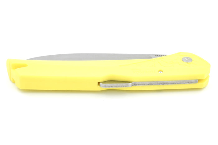 Couteau pliant Florinox Kiana manche polyamide / fibre de verre jaune 11,3cm