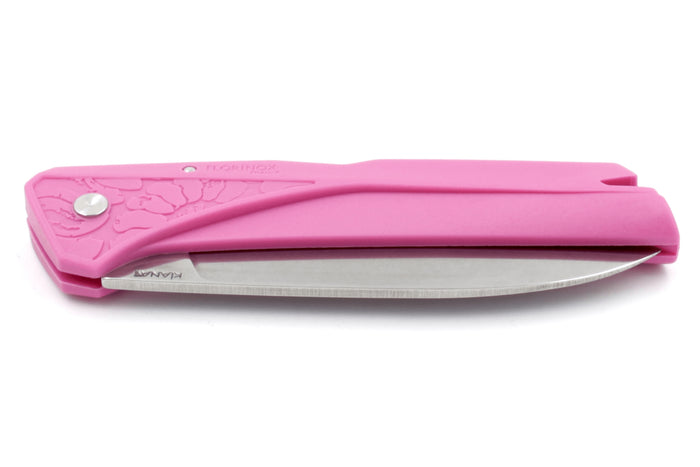 Couteau pliant Florinox Kiana manche polyamide / fibre de verre rose 11,3cm