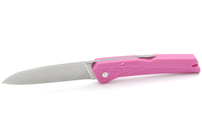 Couteau pliant Florinox Kiana manche polyamide / fibre de verre rose 11,3cm