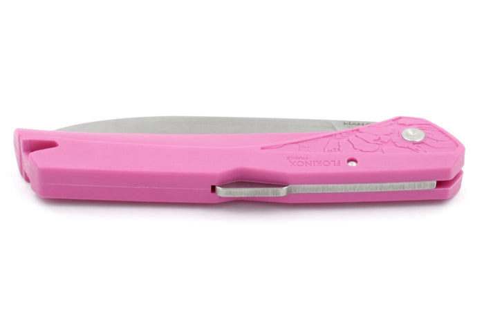 Couteau pliant Florinox Kiana manche polyamide / fibre de verre rose 11,3cm