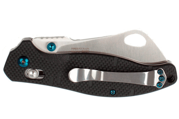 Couteau pliant Ganzo Firebird GF7551BK manche en G10 noir 11,5cm
