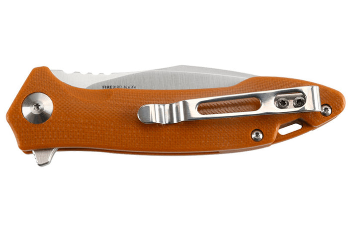 Couteau pliant Ganzo Firebird GFH51BR manche en G10 marron 10,4cm