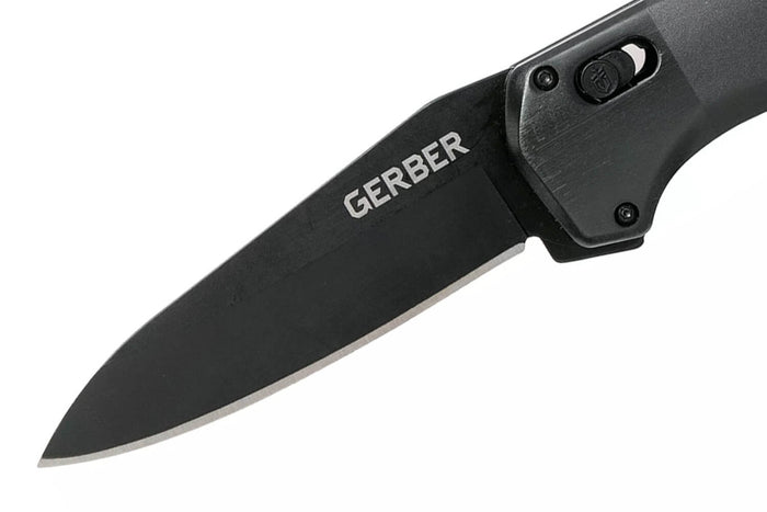 Couteau pliant Gerber HighBrow Large GE001713 manche en aluminium noir 12cm