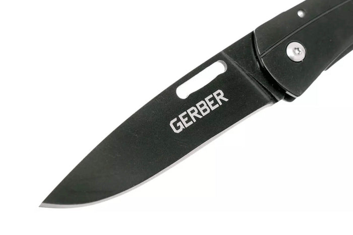 Couteau pliant Gerber STL 2.5 GE003680 manche en acier noir 8,6cm