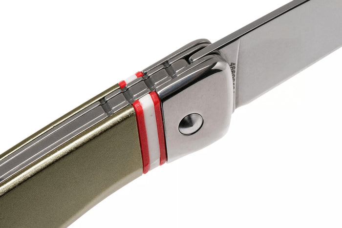Couteau pliant Gerber Straightlace GE001663 manche en aluminium vert 10,1cm