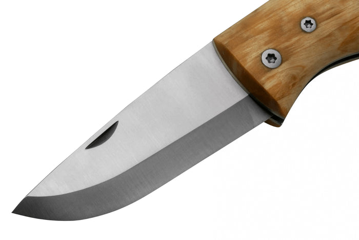 Couteau pliant Helle Nipa H657 manche en bois de bouleau 9,4cm