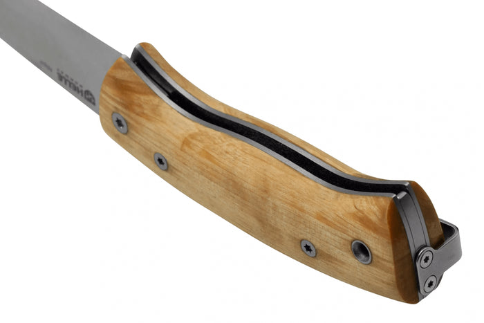 Couteau pliant Helle Nipa H657 manche en bois de bouleau 9,4cm